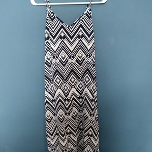 NWT Gap Maxi Blue and White Dress